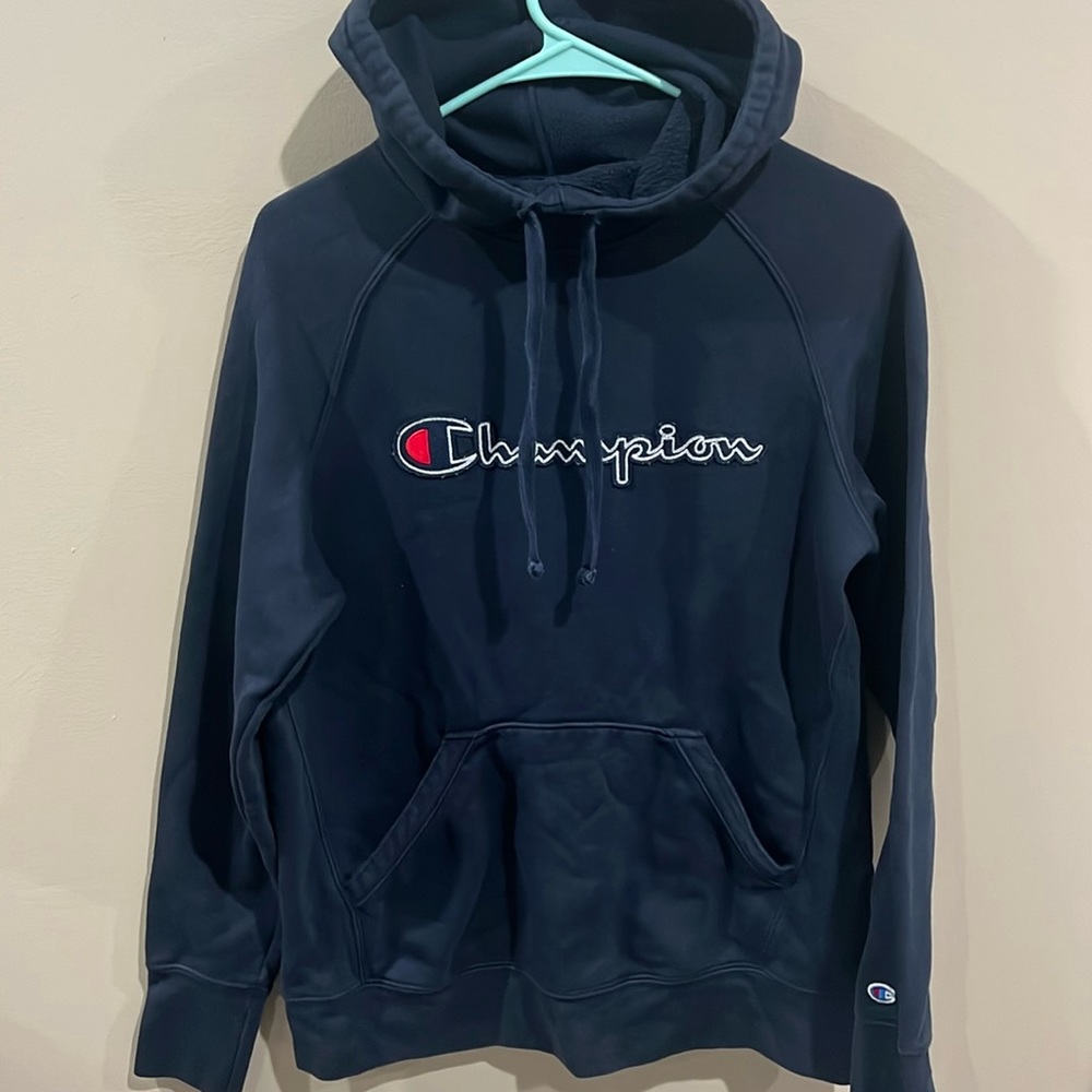 Champion hoodie.
